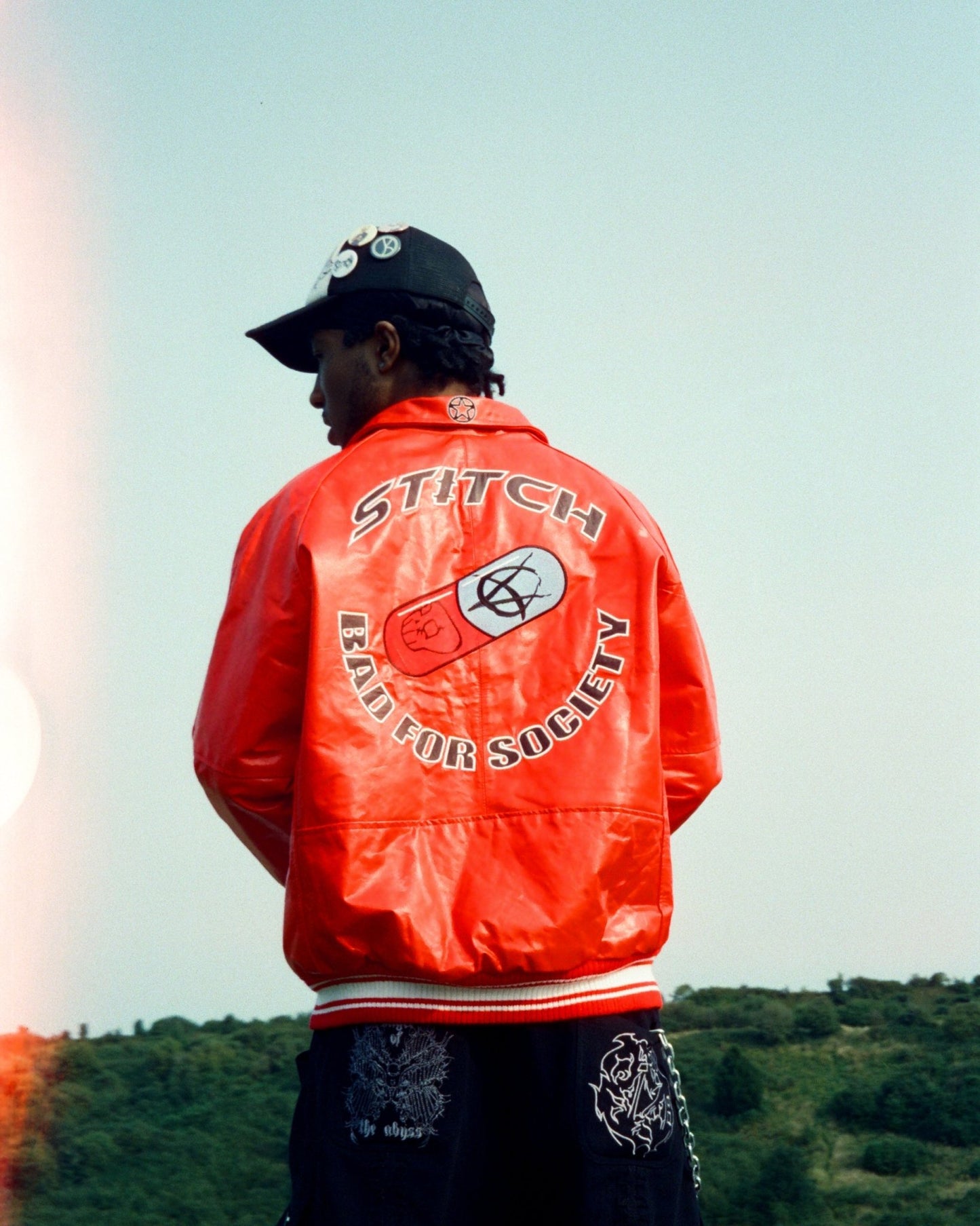 BAD FOR SOCIETY* LEATHER JACKETStitch LC
